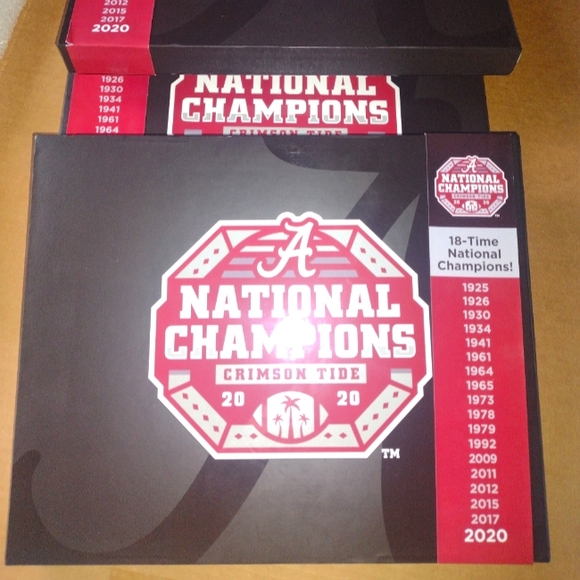 NWT Alabama Crimson Tide Football National Championship Book History Made 2020 - Picture 2 of 14